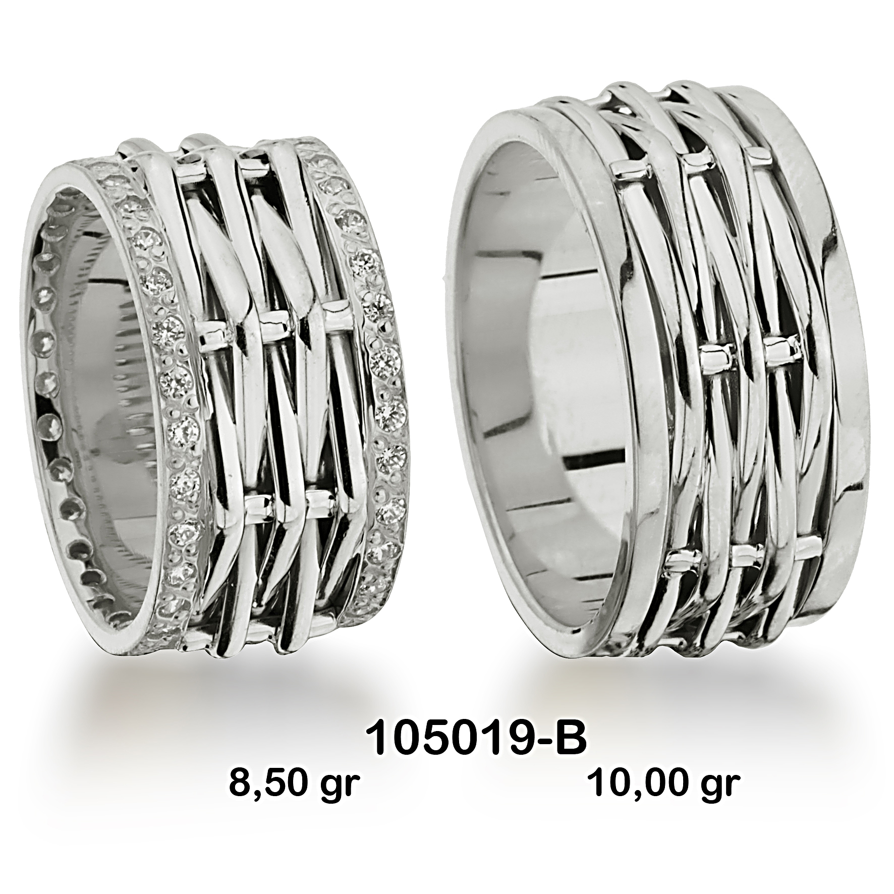 Beyaz Alyans Modeli-105019-B